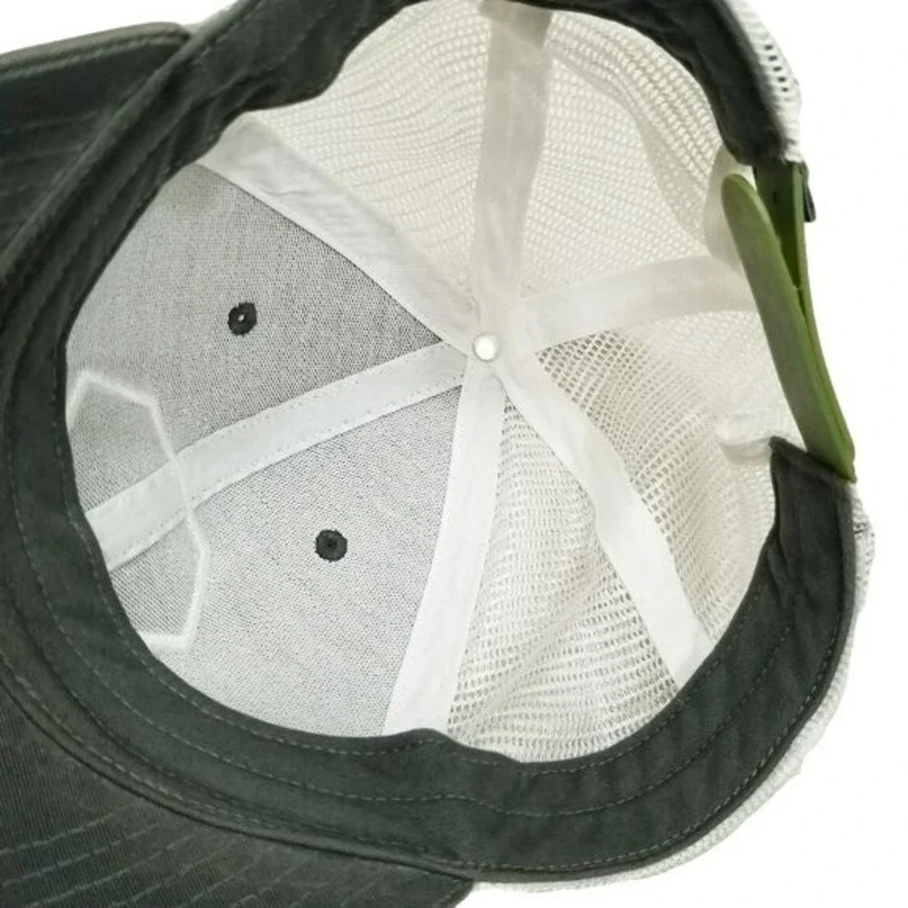 Patagonia Trucker Hat Mesh Sides Adjustable Baseball Dad Cap Water Marks Grey OS